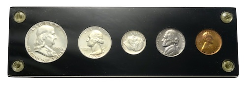 United states coin set 1955 proof coins