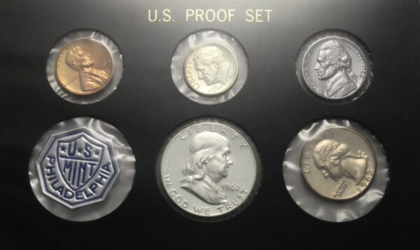 United states proof set 1962