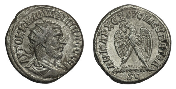 Roman tetradrachm of Philip first