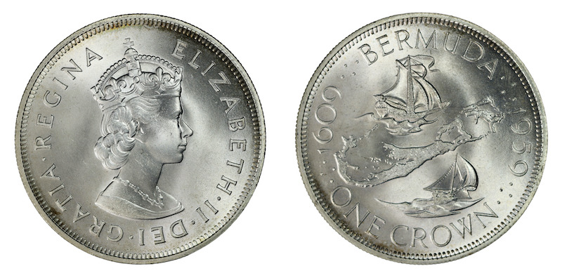 Bermuda crown 1959
