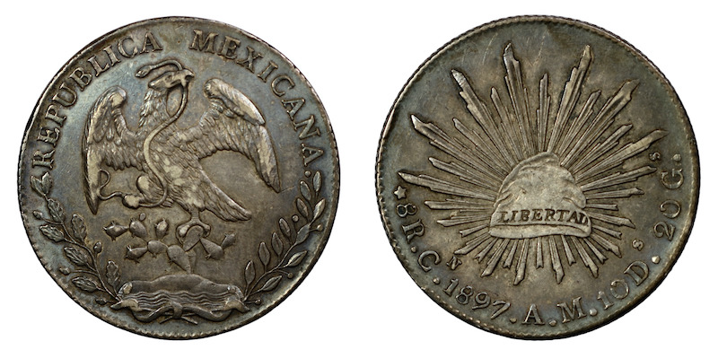 Mexico 8 reals 1897