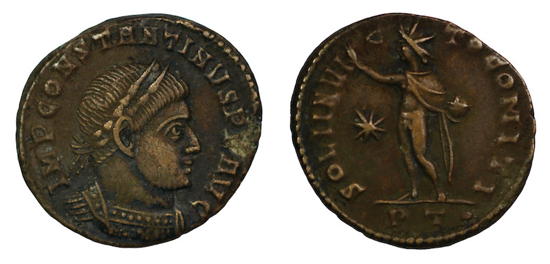 Constantine the great bronze follis