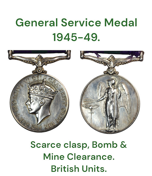 General service medal bomb clearance
