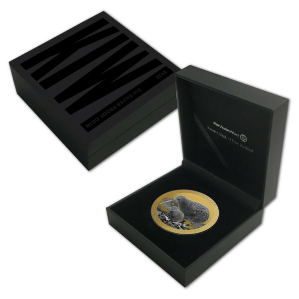 New zealand 2022 kiwi two ounce silver coin