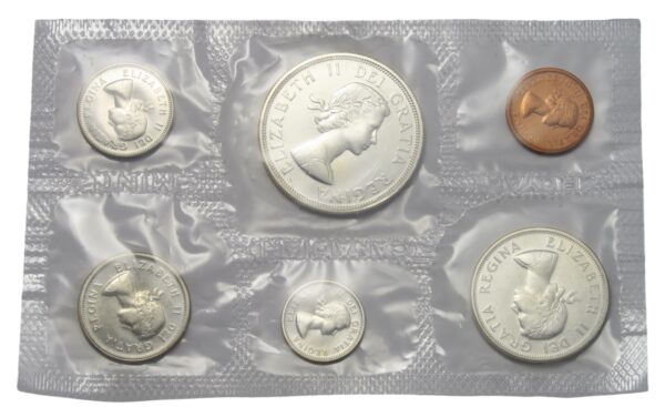 Canada uncirculated coin set 1964