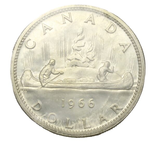 1966 voyageur canoe coin set from canada