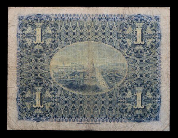 Edinburgh 1923 pound note national bank of scotland