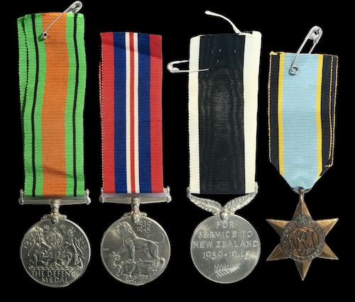 New zealand medal group world war two