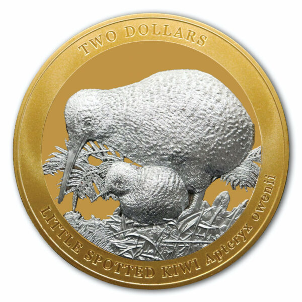 Kiwi two dollars fantastic high relief coin 2022