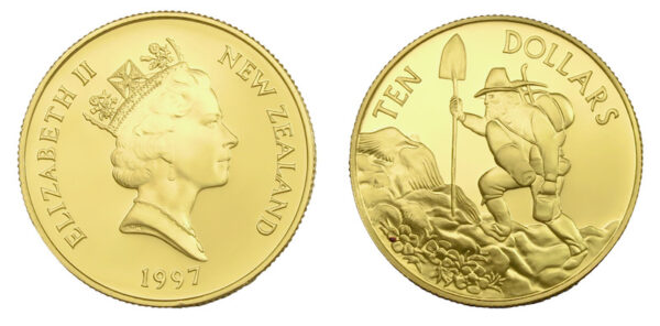 Proof gold gabriels gully half ounce coin 1997