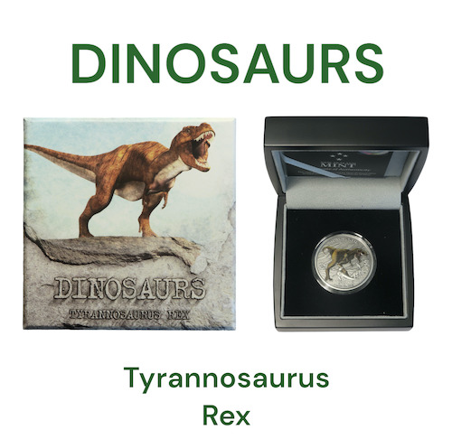 New zealand mint dinosaures coin 2020