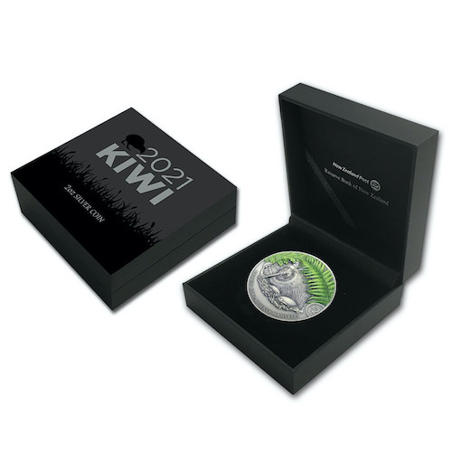 Beautiful high relief kiwi coins 2021 two ounce