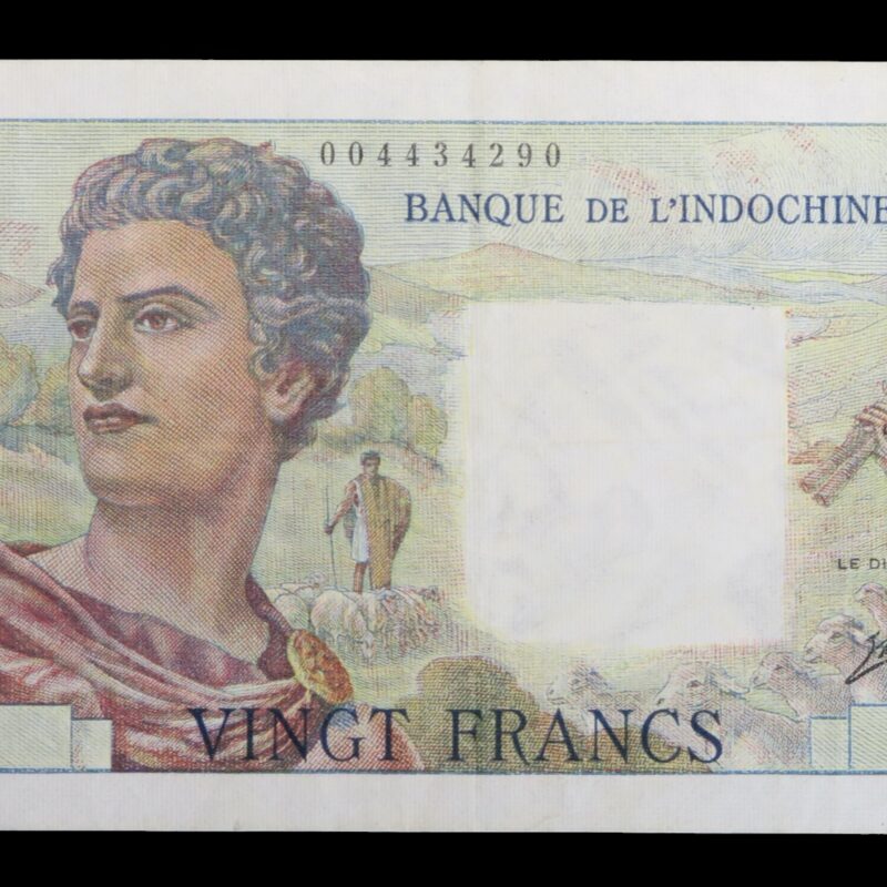 New caledonia 20 francs 1963
