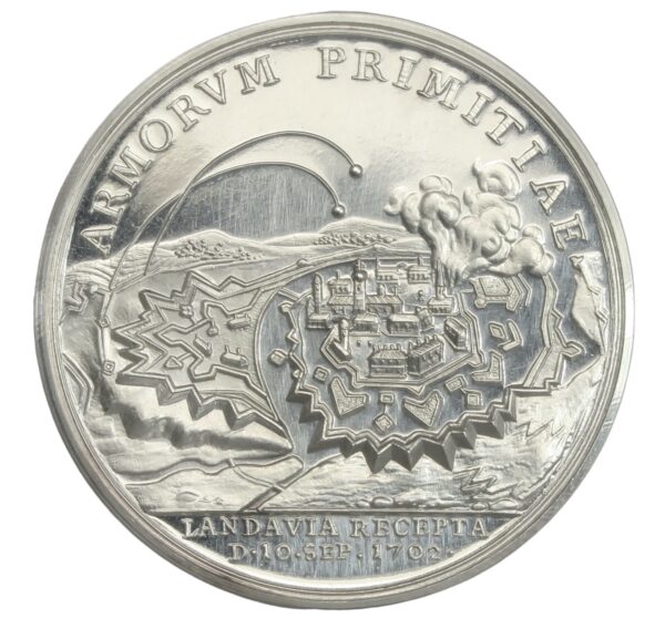 Armorvm primitive silver medallion 1980