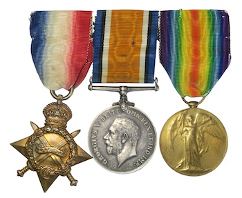 World war medal trio canada awarded