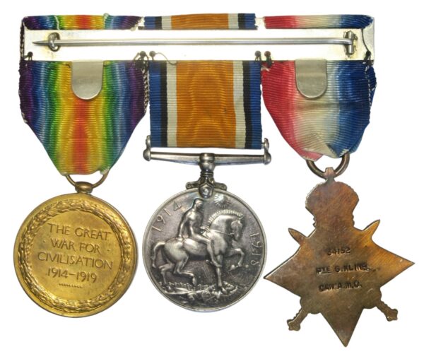 World war one medals canadian army corps