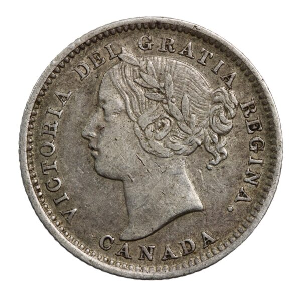 Canada ten cent 1899 with small 9