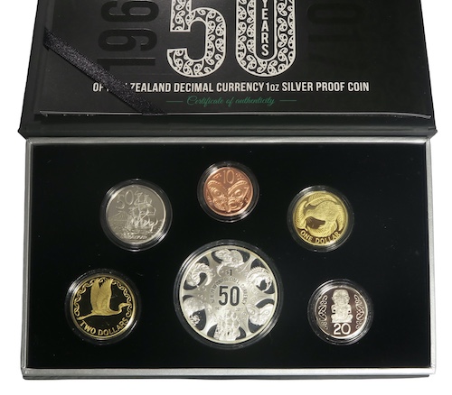 New zealand decimal anniversary coin set 2027