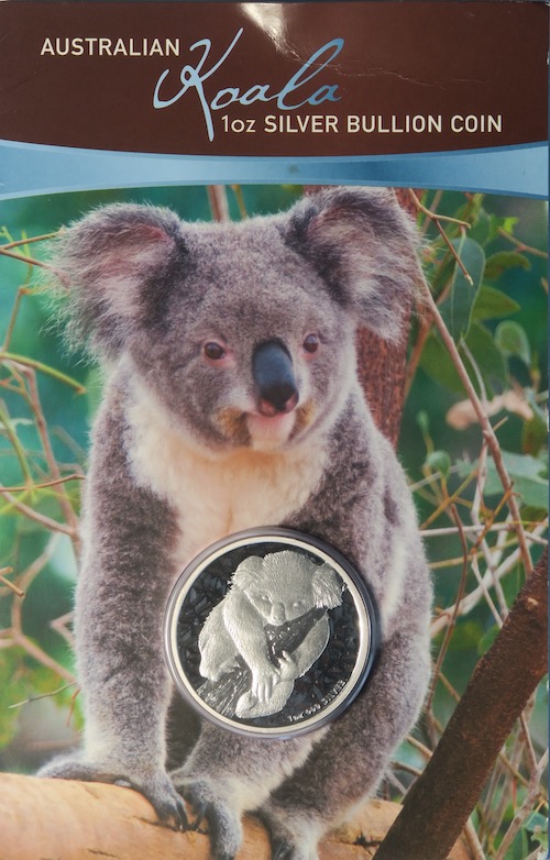 Australia koala dollar 2007 blister pack