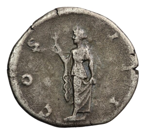 Roman emperor hadrian denarius nice portrait