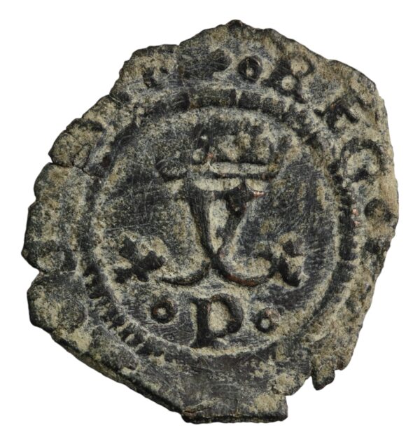 Spain ferdinand and isabella ae blanca coin