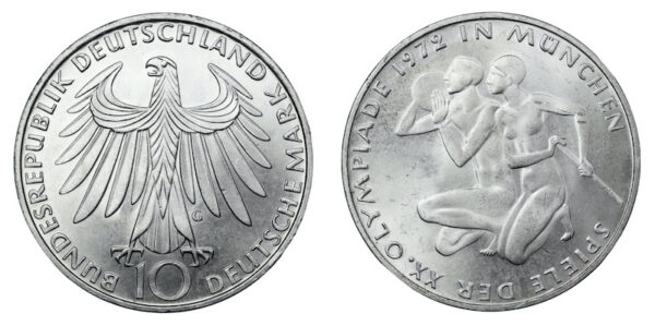 German olympics ten marks1972