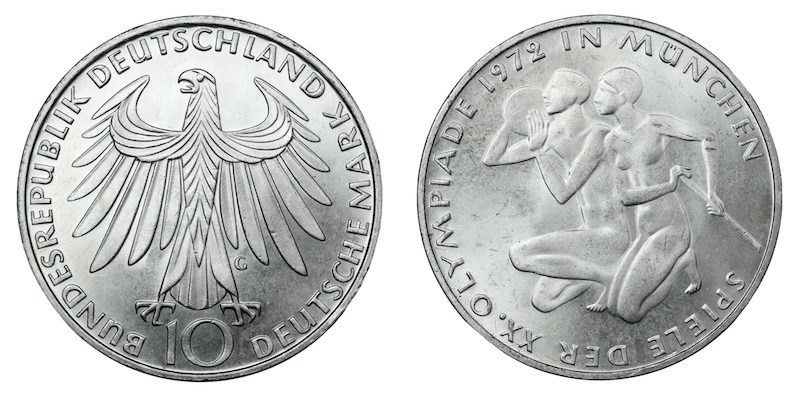 German olympics ten marks1972