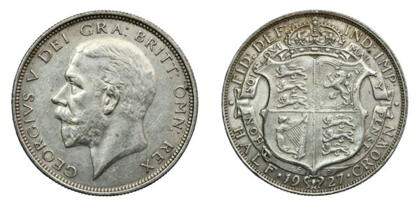 George fifth 1927 halfcrown