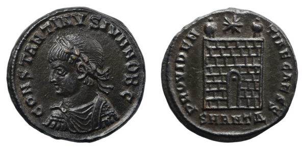 Constantine the second quality follis coin