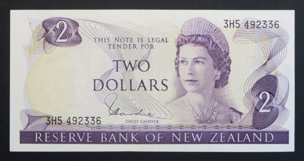 New zealand two dollars 1977 to 1981 issue