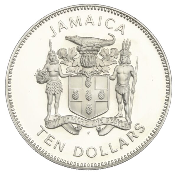 Jamaica ten dollars 1979