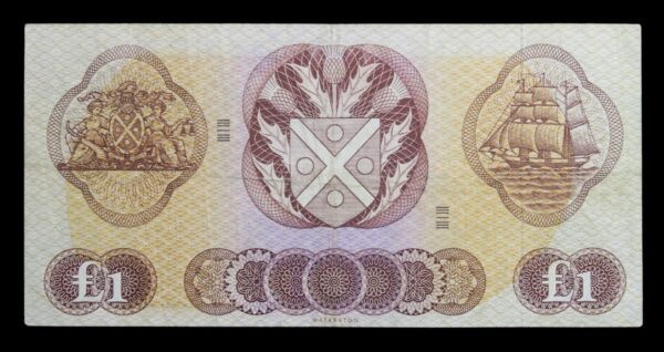 Bank of scotland one pound note 1968