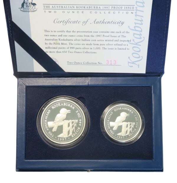 Silver kookaburra coins for collectors