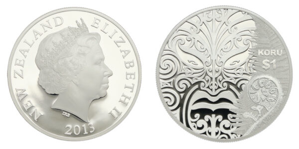Koru silver proof dollar 2013