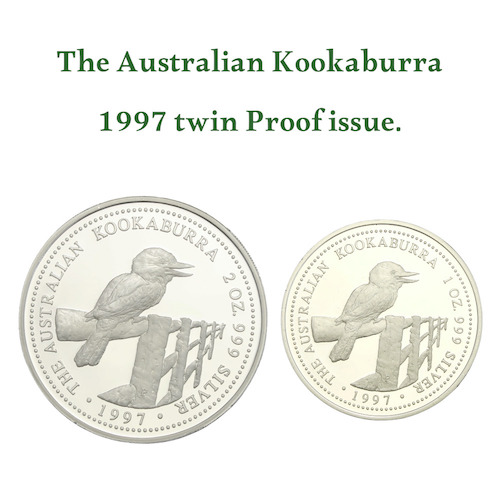 Australia 1997 proof 2 oz collection