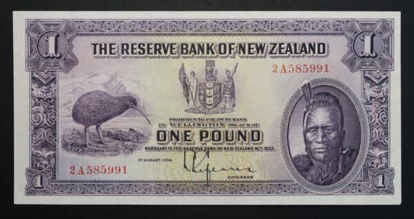 Top quality and rare new zealand banknotes