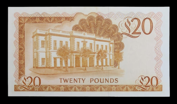 Government of Gibraltar 20 pounds note 1986