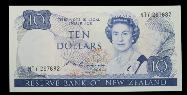 Ten dollars Russell signature 1985 to 1989