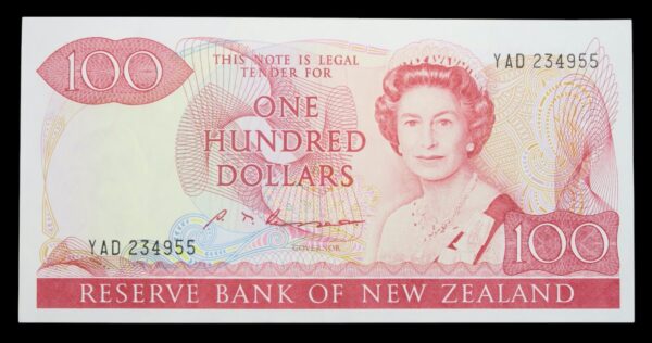 New zealand one hundred dollars lsat prefix yad