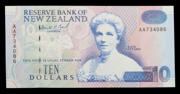 Kate sheppard ten dollars 1993