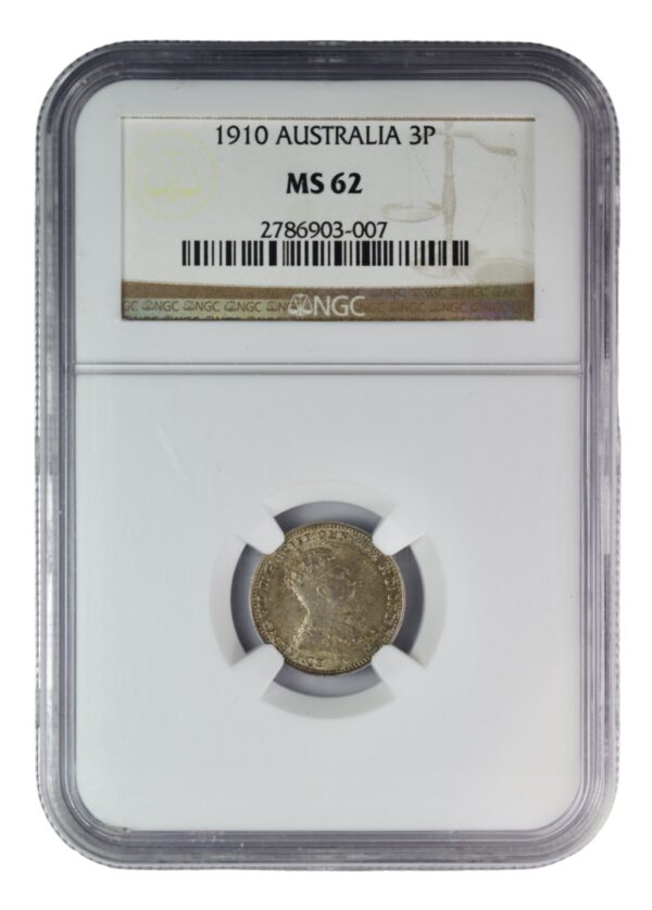 Edward the seventh australian threepence 1910