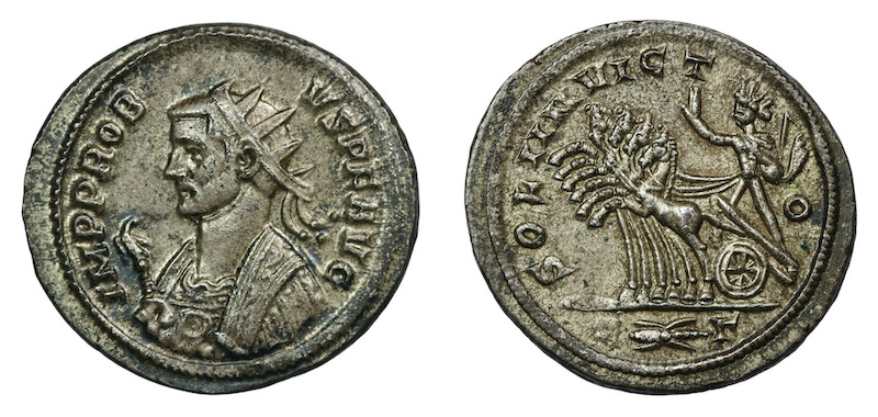 Excellent detailed roman probus antoninianus coin