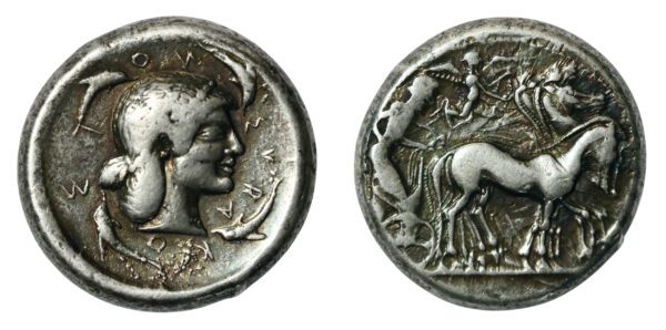 Sicily fine arethusa coin syracuse silver coin