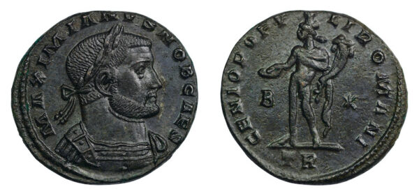 Galerius follis trier excellent hih grade follis coin