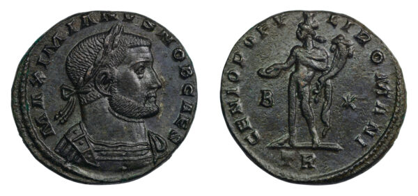 Galerius follis trier mint