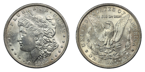 Nice bright morgan dollar 1903