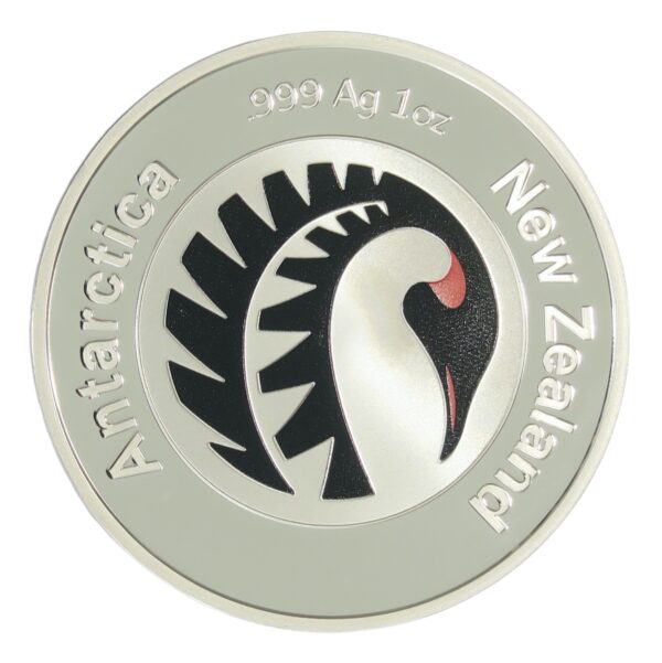 Night sky at ross base silver medallion 2020