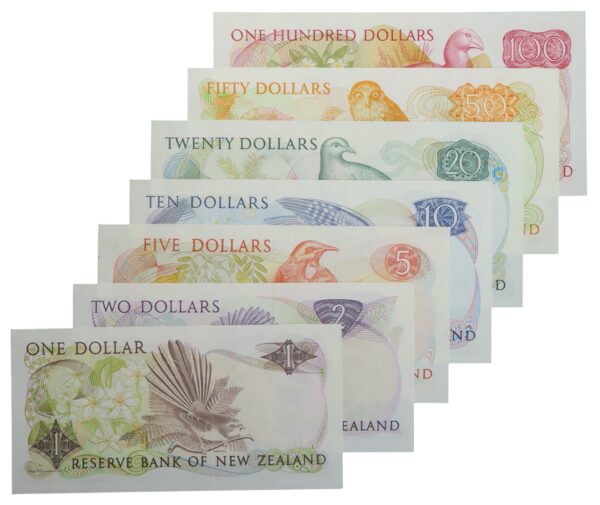 New zealand banknote set hardie signature