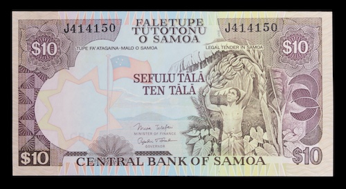 Pacific island banknotes