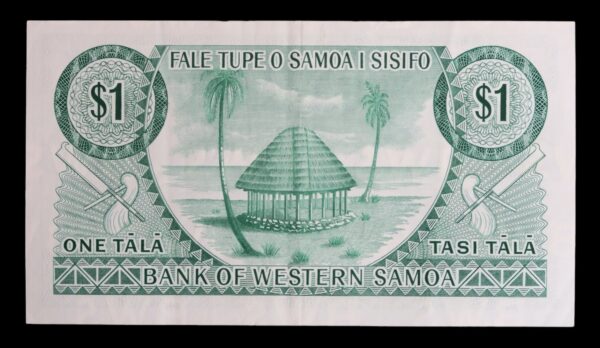 Pacific island paper banknotes samoa